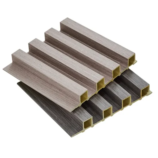 Panneau de mur 3D en bois de revêtement en plastique de revêtement de mur intérieur décoratif de PVC de WPC