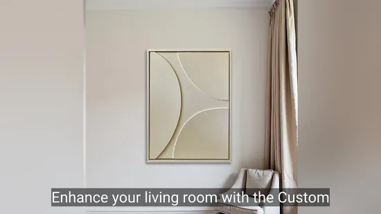 Peinture abstraite moderne 3D Wall Artwork pour la décoration intérieure